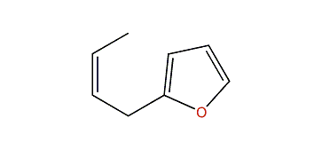 (Z)-2-(2-Butenyl)-furan