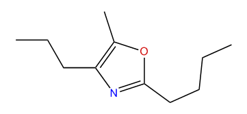 2-Butyl-4-propyl-5-methyloxazole