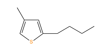 2-Butyl-4-methylthiophene