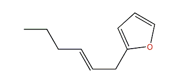 2-Hexenylfuran