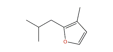 3-Methyl-2-(2-methylpropyl)-furan