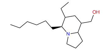 5,6,8-Indolizidine 267J