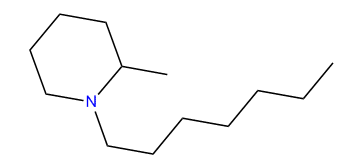 2-Methyl-1-heptylpiperidine