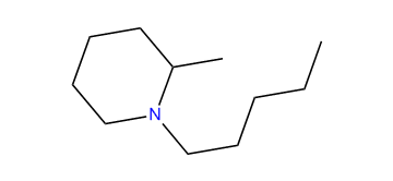 2-Methyl-1-pentylpiperidine