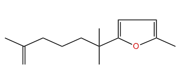 2-Methyl-5-(1,1,5-trimethyl-5-hexenyl)-furan