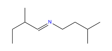 N-(2-Methylbutylidene)-3-methylbutylamine