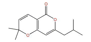2,2-Dimethyl-7-isobutyl-2H,5H-pyrano[4,3-b]pyran-5-one
