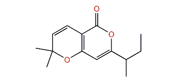 2,2-Dimethyl-7-sec-butyl-2H,5H-pyrano[4,3-b]pyran-5-one