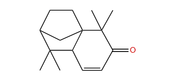 2,2,7,7-Tetramethyltricyclo[6.2.1.0(1,6)]undec-4-en-3-one