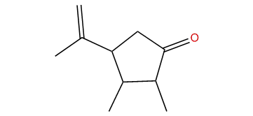 2,3-Dimethyl-4-isopropenyl-1-cyclopentanone