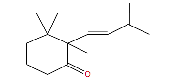 2,3,3-Trimethyl-2-(3-methyl-buta-1,3-dienyl)-cyclohexanone