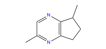 2,5-Dimethyl-6,7-dihydro-(5H)-cyclopentapyrazine