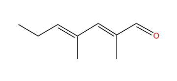 (E,E)-2,4-Dimethyl-2,4-heptadienal