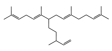 2,6,10,14-Tetramethyl-7-(3-methylpent-4-enyl)-pentadeca-2,5,9,13-tetraene