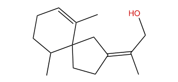 Spirovetiva-3,7(11)-dien-12-ol