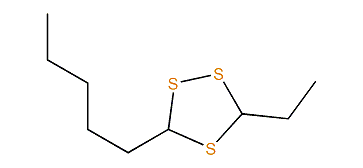 3-Ethyl-5-pentyl-1,2,4-trithiolane