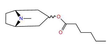 3-Hexanoyloxytropane