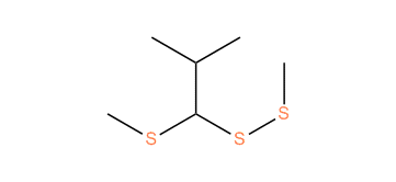 3-Isopropyl-2,4,5-trithiahexane