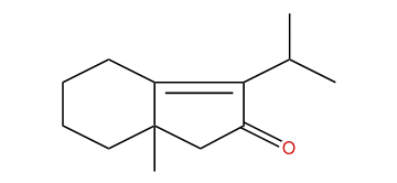 3-Isopropyl-7a-methyl-1,4,5,6,7,7a-hexahydro-2H-inden-2-one