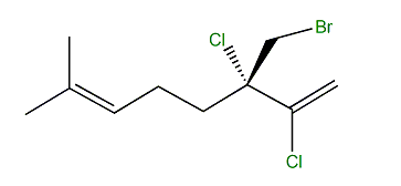 (3S)-3-(Bromomethyl)-2,3-dichloro-7-methyl-1,6-octadiene