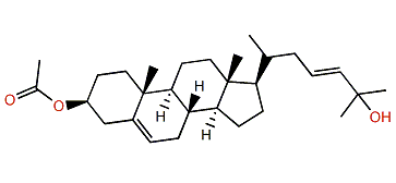 (23E)-3b-Acetoxycholesta-5,23-dien-25-ol