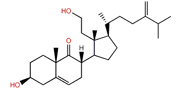 3b,11-Dihydroxy-24-methylene-9,11-secocholest-5-en-9-one