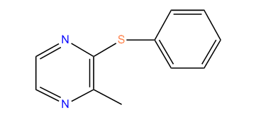 3-Methyl-2-(phenylthio)-pyrazine