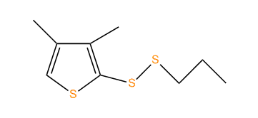 3,4-Dimethyl-2-(propyldisulfanyl)-thiophene