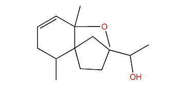 4,7-Epoxy-spirovetiv-2-en-11-ol