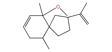 4,7-Epoxy-spirovetiva-2,11-diene