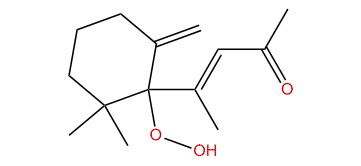 (E)-4-(1-Hydroperoxy-2,2-dimethyl-6-methylenecyclohexyl)-3-penten-2-one