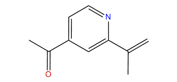 4-Acetyl-2-(1-methylethenyl)-pyridine