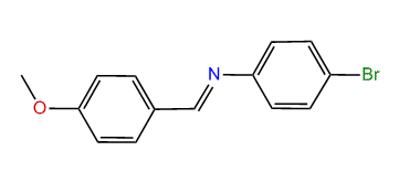 4-Bromo-N-(4-methoxybenzylidene)-aniline