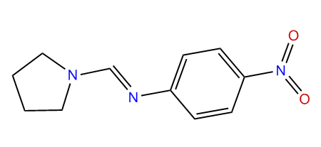 4-Nitro-N-(1-pyrrolidinylmethylene)-aniline