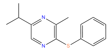 5-Isopropyl-3-methyl-2-(phenylthio)-pyrazine