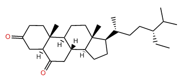 5alpha-Stigmastane-3,6-dione