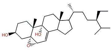 (24R)-5a,6a-Epoxy-24-ethylcholest-7-en-3b,9a-diol