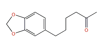 6-(3,4-Methylenedioxyphenyl)-2-hexanone