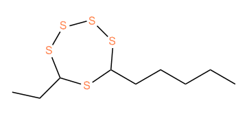 7-Ethyl-5-pentyl-1,2,3,4,6-pentathiepane