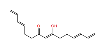 (E,Z,E)-9-Hydroxy-1,3,8,12,14-pentadecapentaen-7-one