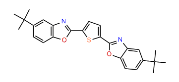 2,5-bis(5-tert-Butyl-2-benzoxazolyl)-thiophene
