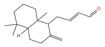 (E)-15,16-Dinorlabda-8(17),12-dien-14-al