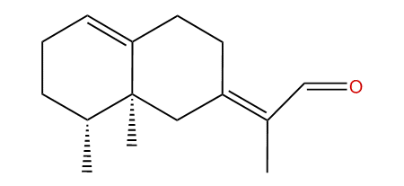 (E)-Eremophila-1(10),7(11)-dien-12-al