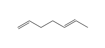 (E)-1,5-Heptadiene