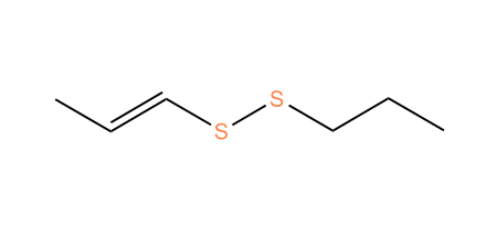 (E)-1-Propenyl-2-propyldisulfide