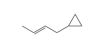 (E)-2-Butenylcyclopropane