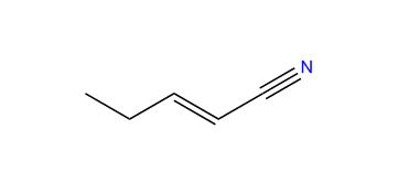 (E)-2-Pentenenitrile