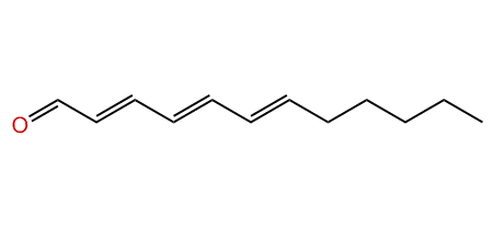 (E,E,E)-2,4,6-Dodecatrienal