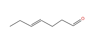 (E)-4-Heptenal