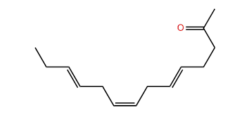 (E,Z,E)-5,8,11-Tetradecatrien-2-one